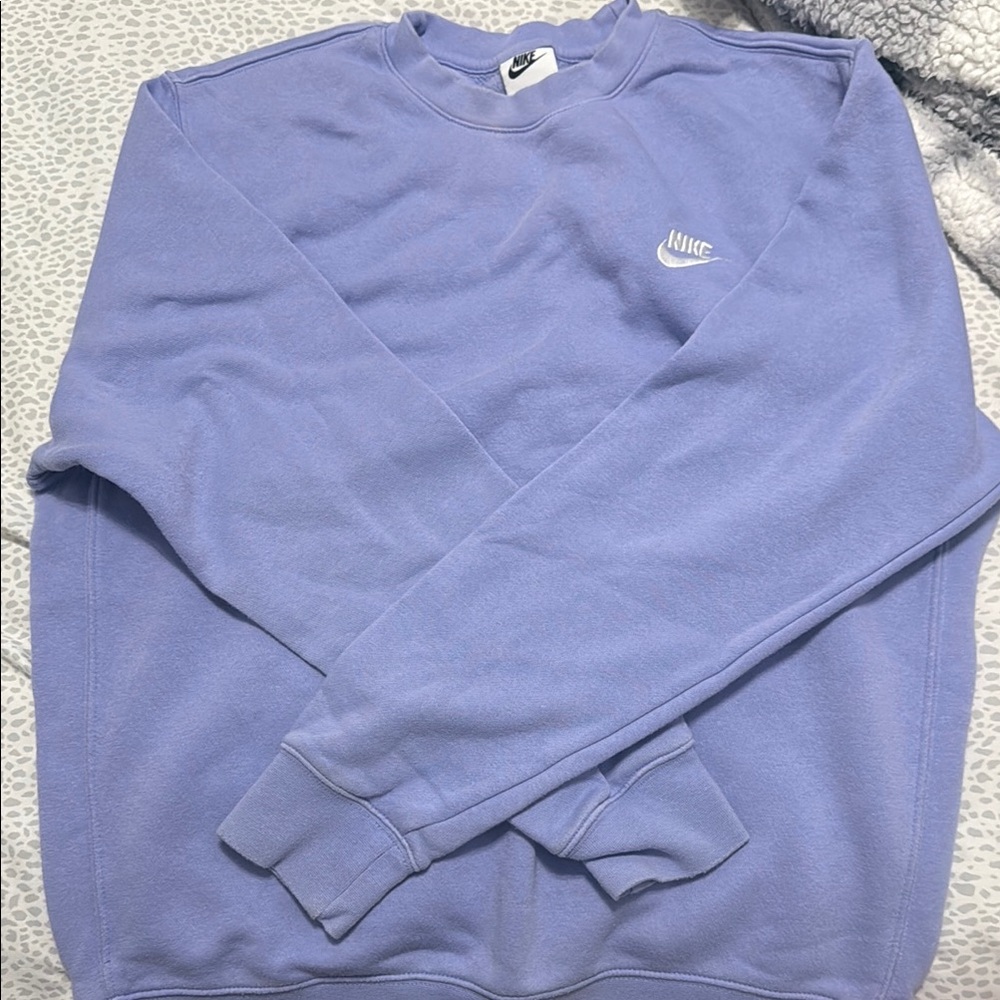 Nike Purple Crewneck Sweater Classic Style